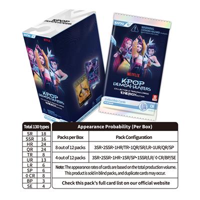 KPop Demon Hunters -Collectible Trading Cards- Energy Edition Booster