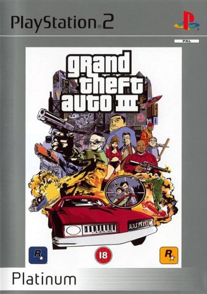 Grand Theft Auto 3 (GTA 3) (Platinum)