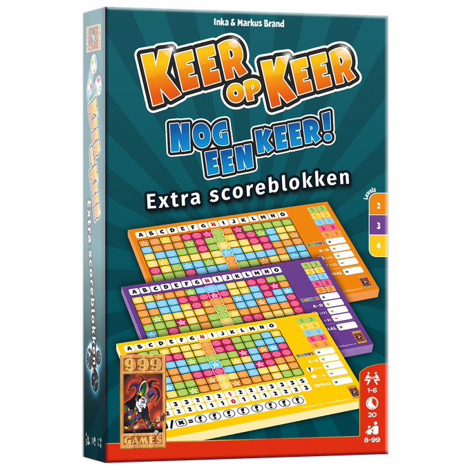 Scoreblokken Keer op Keer - Level 2, 3 en 4