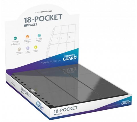 Ultimate Guard: 18-Pocket Page Standard Size Premium Protection