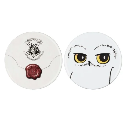 Harry Potter: Hedwig Set Of 2 Coasters