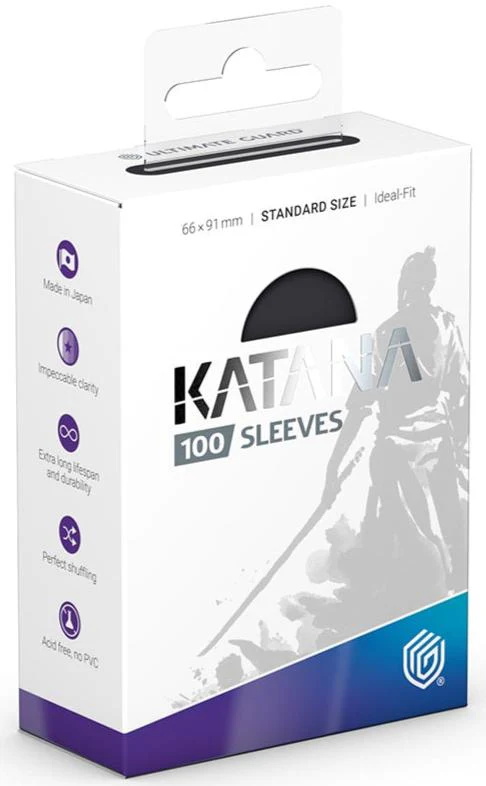 Ultimate Guard: Katana Sleeves Standard Size - Obsidian Shard
