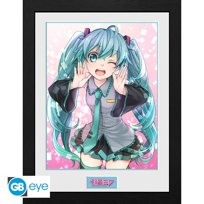 Hatsune Miku - Collector Print 30x40 cm - Wink