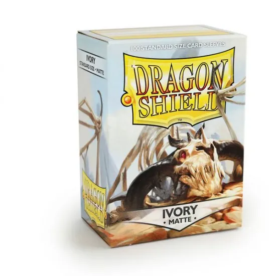Dragon Shield: Matte Sleeves - Ivory (Standard Size)