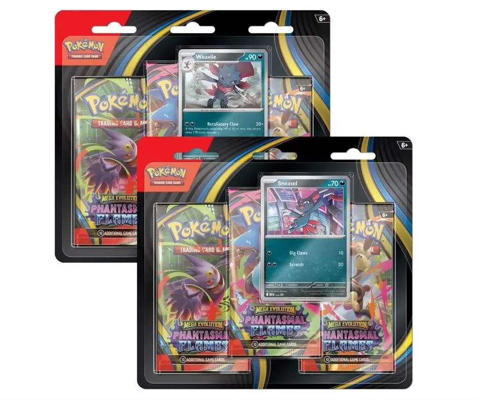 Pokémon Mega Evolution Phantasmal  Flames Booster Packs