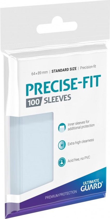 Ultimate Guard Precise-Fit Sleeves Standard Size (100pcs)
