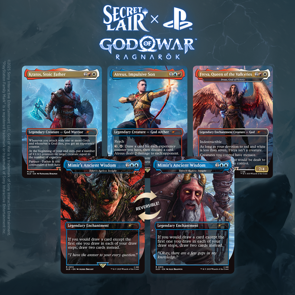 Magic the Gathering: Secret Lair - God Of War - Norse (Non-Foil)