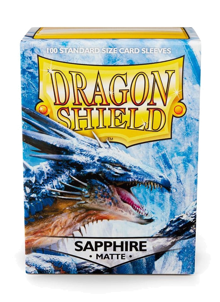 Dragon Shield: Matte Sleeves - Sapphire (Standard Size)