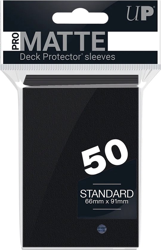 Ultra Pro: Matte Sleeves - Black 