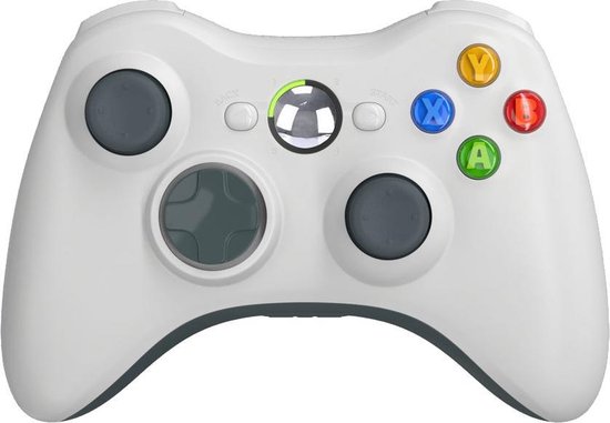 Budget Xbox 360 Wireless Controller-Wit 