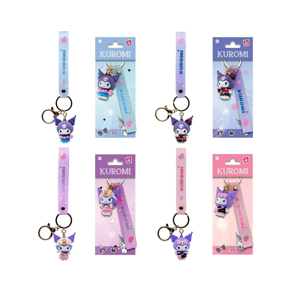 Hello Kitty - Kuromi Outfit Series - Party Time Kuromi Keychain