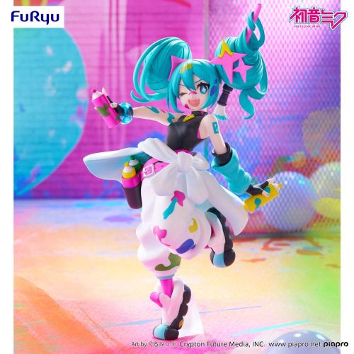 ATSUNE MIKU - Trio Try It Miku Paint Girl - Statue 23cm