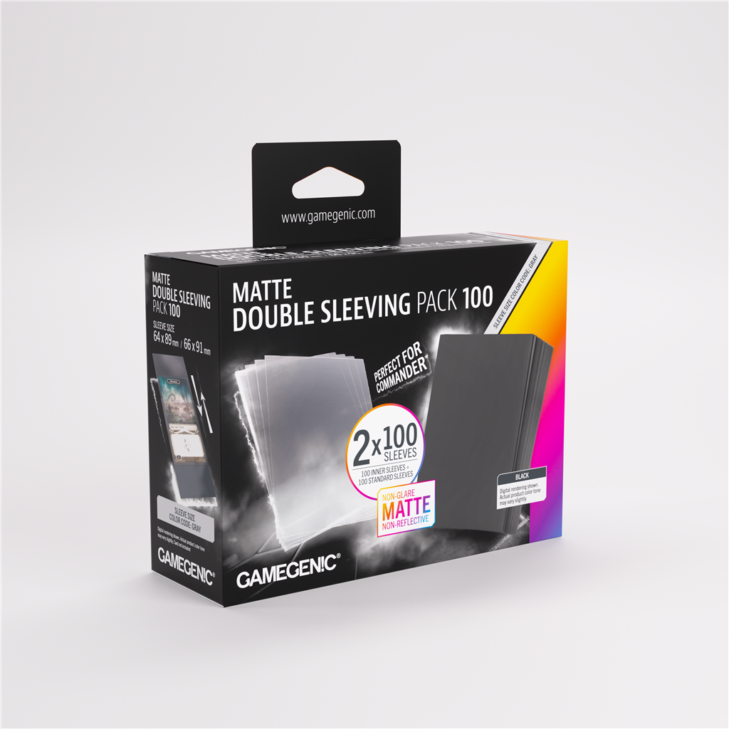 Gamegenic Matte Double Sleeveing Pack 66x91mm