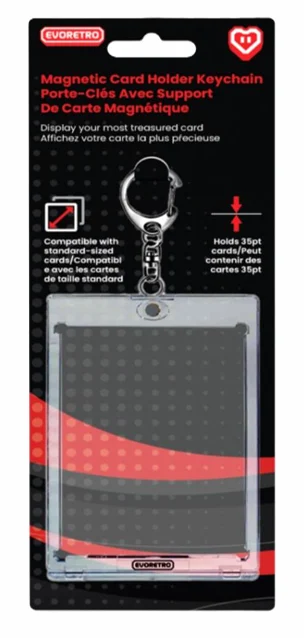 EVORETRO - Magnetic card holder keychain