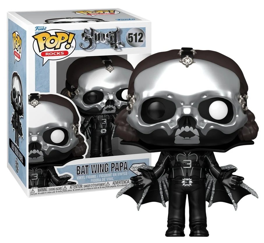 Pop! Rocks: Ghost - Bat Wing Papa (Diamond & Glitter) (512)