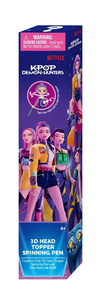 K-POP DEMON HUNTERS - 3D Head Topper Spinning Pen
