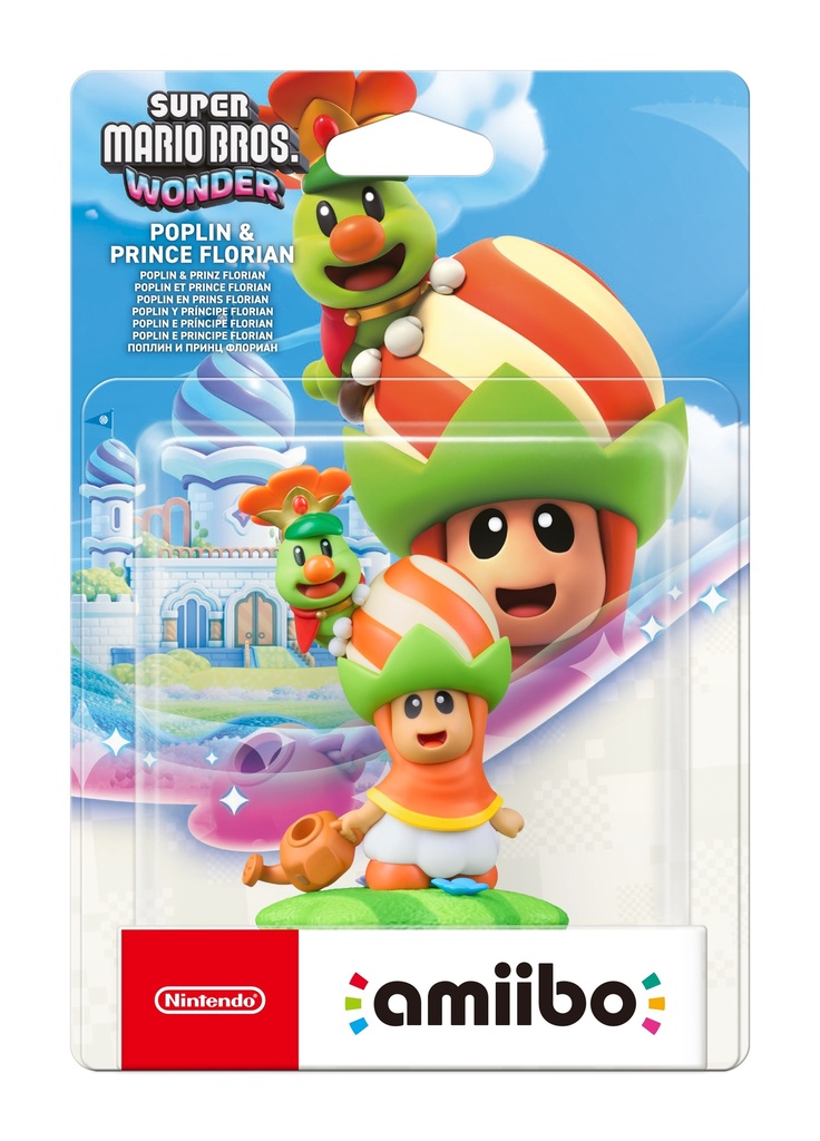 Amiibo: Super Mario Bros. Wonder - Poplin & Prince Florian
