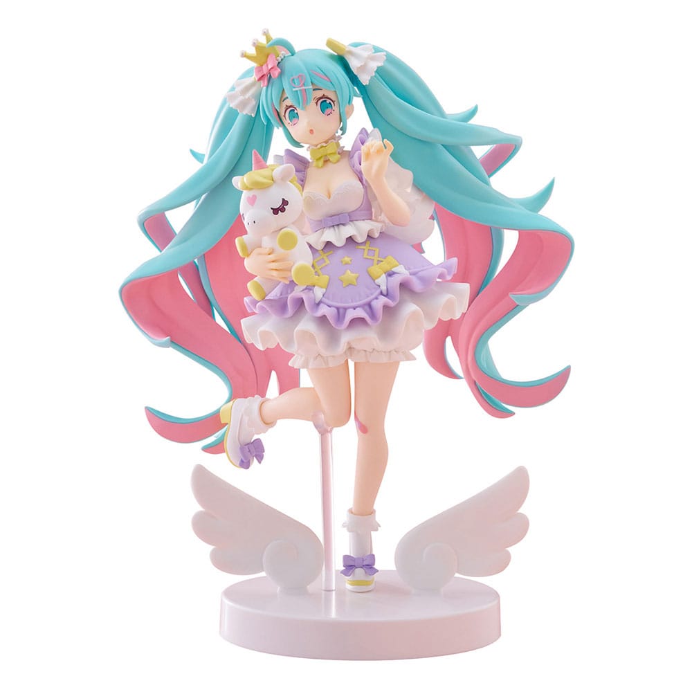 Hatsune Miku - Yumekawa Lavender - Statue Tenitol 21cm