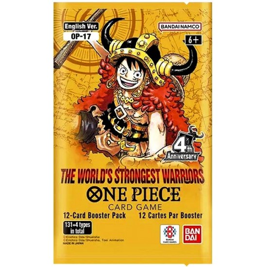 One Piece - The World's Strongest Warriors (OP-17) Booster Pack 