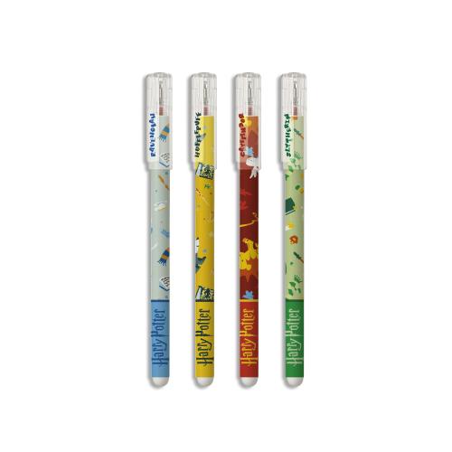 HARRY POTTER - Set of 4 Eraseable Pens