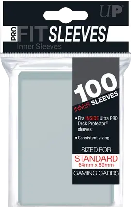 SLEEVES Pro-Fit Clear Standard