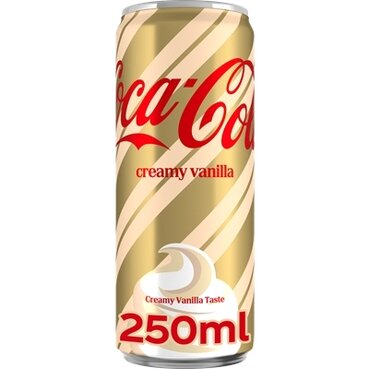 Coca-Cola holiday creamy vanilla Blik 25 cl