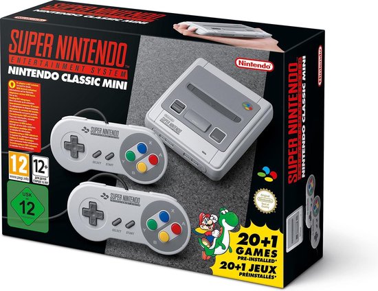 Nintendo Classic Mini: Super Entertainment System - Grijs 