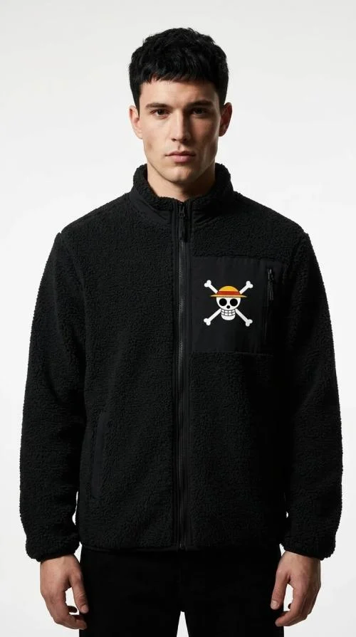 ONE PIECE - Logo - Sherpa Jacket (M)