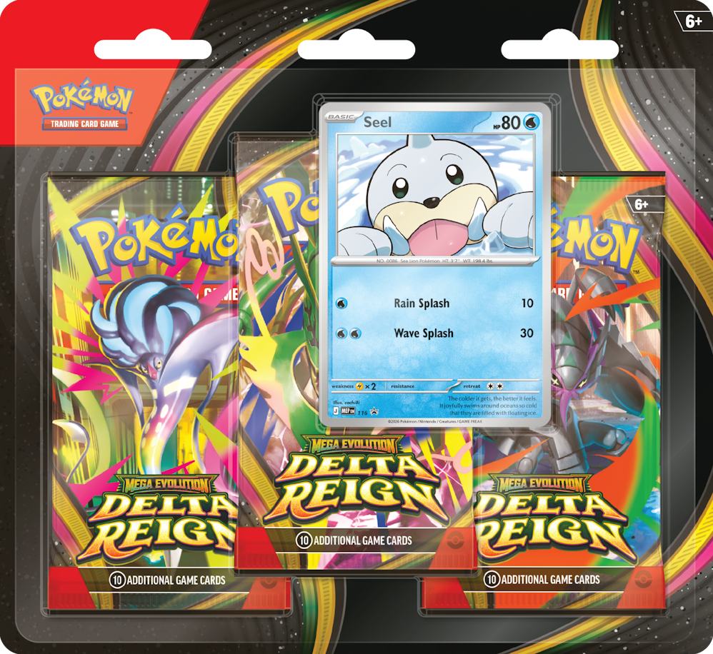 Pokémon - Mega Evolution Delta Reign 3-Booster Pack Blister - Seel