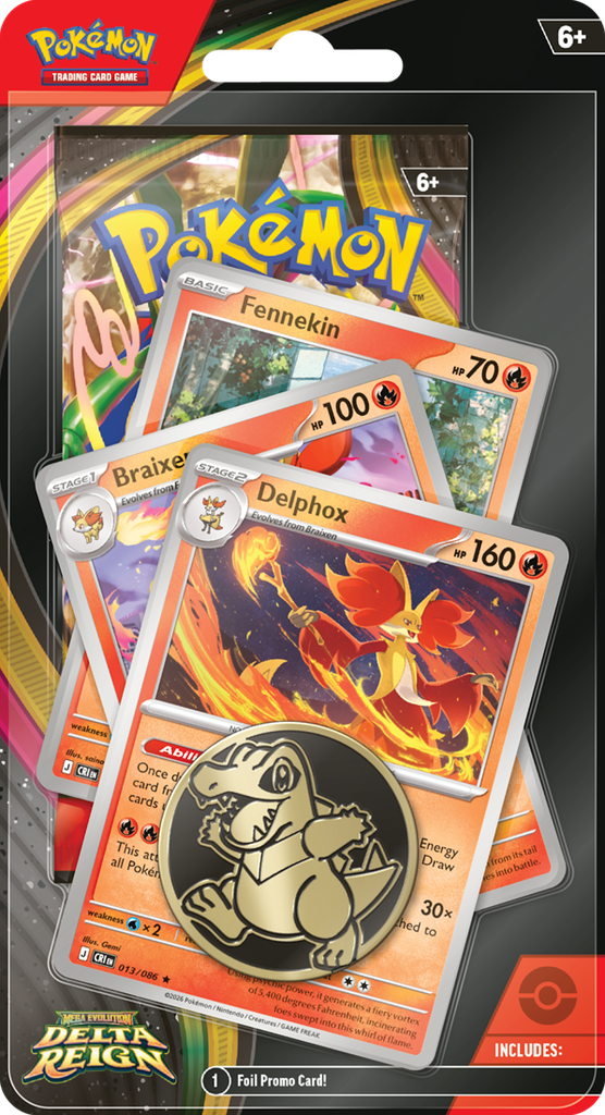 Pokémon - Mega Evolution Delta Reign Premium Checklane Blister - Delphox