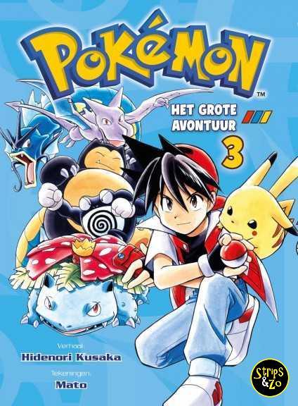 Manga - Pokemon - Het Grote Avontuur 3