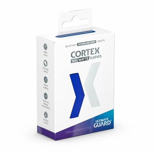 Ultimate Guard: Cortex Sleeves Matte Standard Size (100) - Blue