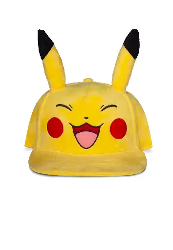 Pokemon: Pikachu Extremely Happy - Plush Novelty Cap
