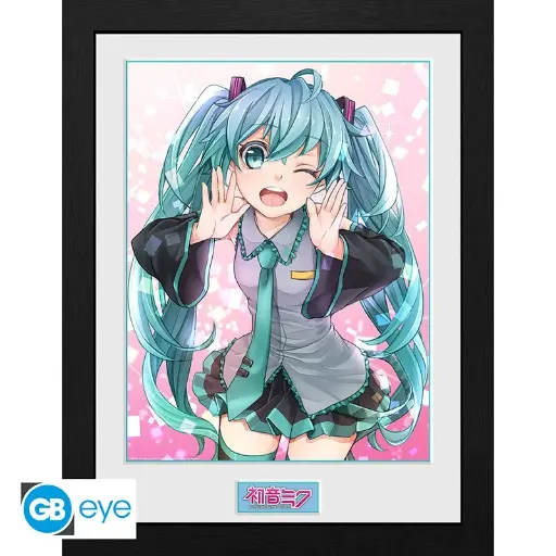 Hatsune Miku - Collector Print 30x40 cm - Wink
