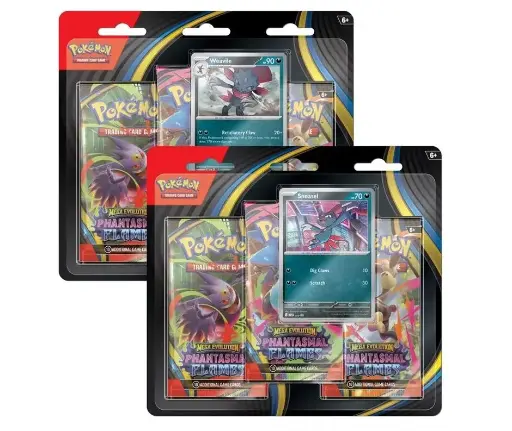 Pokémon Mega Evolution Phantasmal  Flames Booster Packs