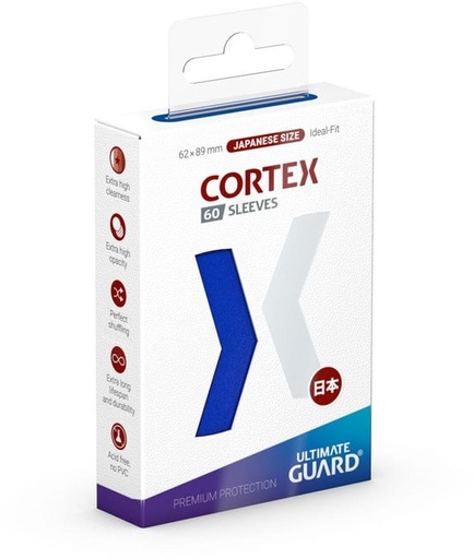 Ultimate Guard: Cortex Sleeves Japanese Size (60) - Blue