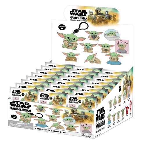 Star Wars - The Mandalorian - 3D Foam Bag Clip (1 pc)