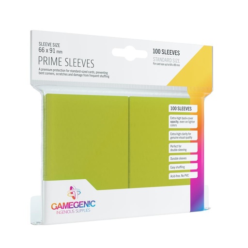 Sleeves Pack Standard Prime Lime (Standard Size)