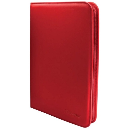 Ultra Pro Vivid 9-Pocket Zippered Pro Binder - Red