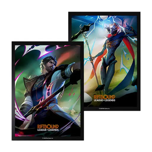 Riftbound League of Legends Vendetta Art Sleeves - Jayce vs Viktor