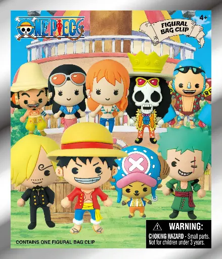 One Piece - Series 1 - 3D Foam Bag Clip