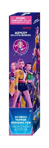 K-POP Demon Hunters - 3D Head Topper Spinning Pen